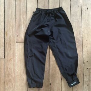 OAKI rain pants. Size 8/9. Black